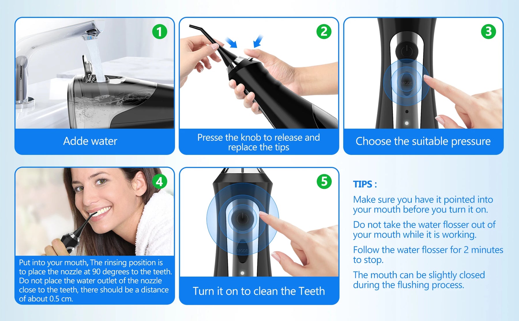 Water Flosser & Electric Toothbrush Set – Complete Oral Care in One Kit