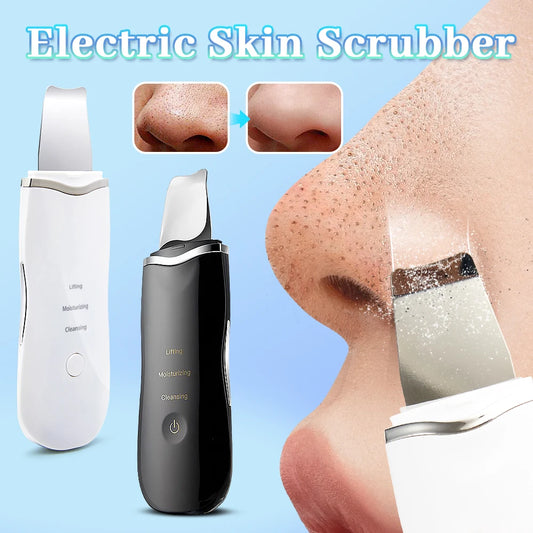 Professional Ultrasonic Skin Scrubber Peeling Blackhead Remover Deep Face Cleaning Peeling Skin Care Device Beauty Instrument