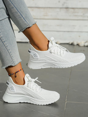 Women’s Casual Sneakers – Lightweight Fly-Weaving Fashion Shoes