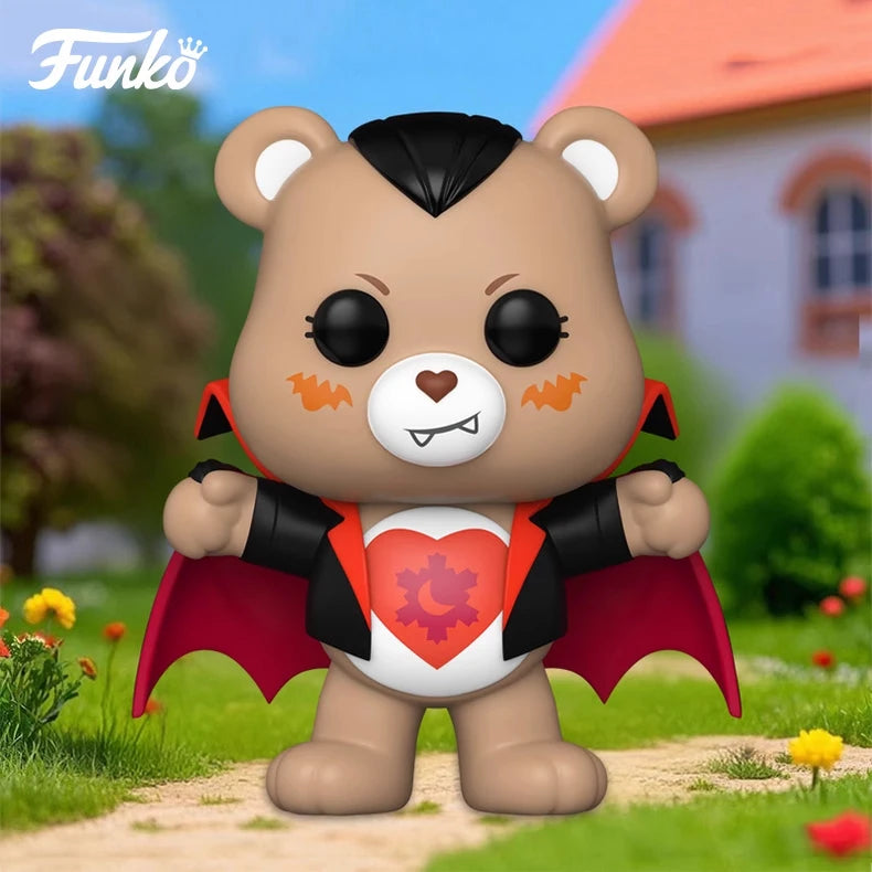 Edizione genuina funko po 《cure orsi》 Frankenstein ， Dracula Action Figure Desktop Decoration Ornament Model Modello da collezione Modello da collezione
