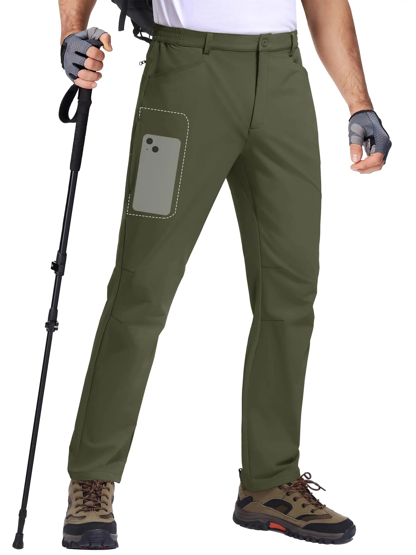 MIAMI TAC - Pantalon de randonnée à séchage rapide pour hommes – Léger, extensible & Imperméable