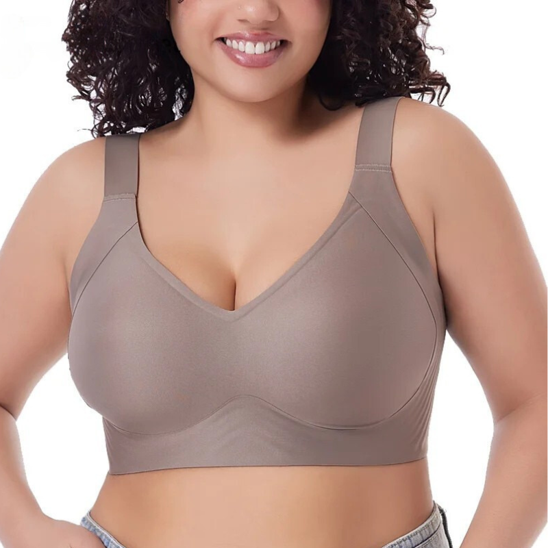 Push-up-BH für Frauen nahtlos Plus-Größe BH dünne Tasse Wireless Bralette Sexy Brassiere Femme M-6xl