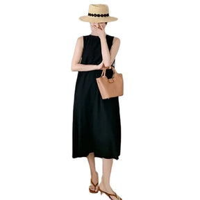 Robe maxi d'été - fluide, élégant et floue du corps