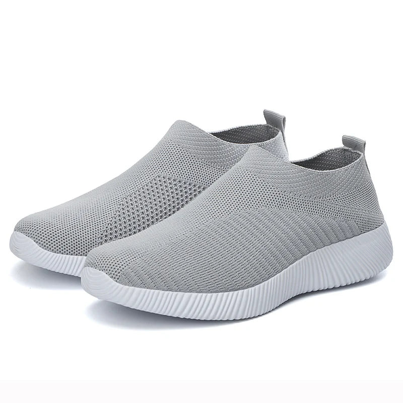 Dame Sneakers Slip On Sok Sko Damer Flad Casual Sneaker Dame Sports Sko Breather Vulcanize Sko Til Damer Zapatillas