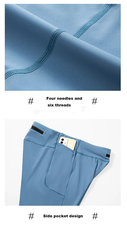 Short de compression pour hommes – Séchage rapide & Coupe extensible