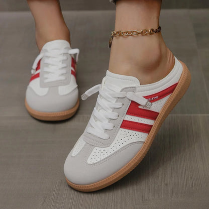 Tênis Mule Leve Feminino – Macio, Deslizante & Conforto Sem Encosto