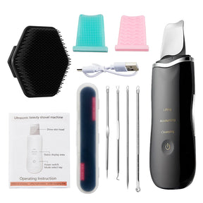 Époudeur de peau ultrasonique professionnelle PEPELLE DÉPASSAGE NOIÈRE NOIGHT VACE SETTAGE PEPELLE PEULLE DE CADICE DE SEAT