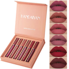 6 PCS Korean Lipstick Set – The Famous Korean Makeup | Long-Lasting, Waterproof & Matte -Original product- Free Shipping to Europe