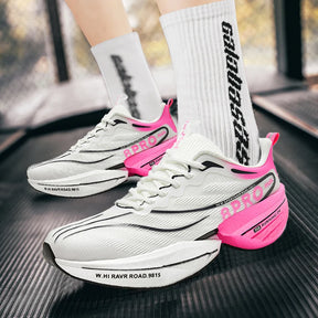 Unisex Sports Running Shoes with Carbon Plate – Breathable, Comfortable, and Lightweight for Training, Walking & Marathon Performance