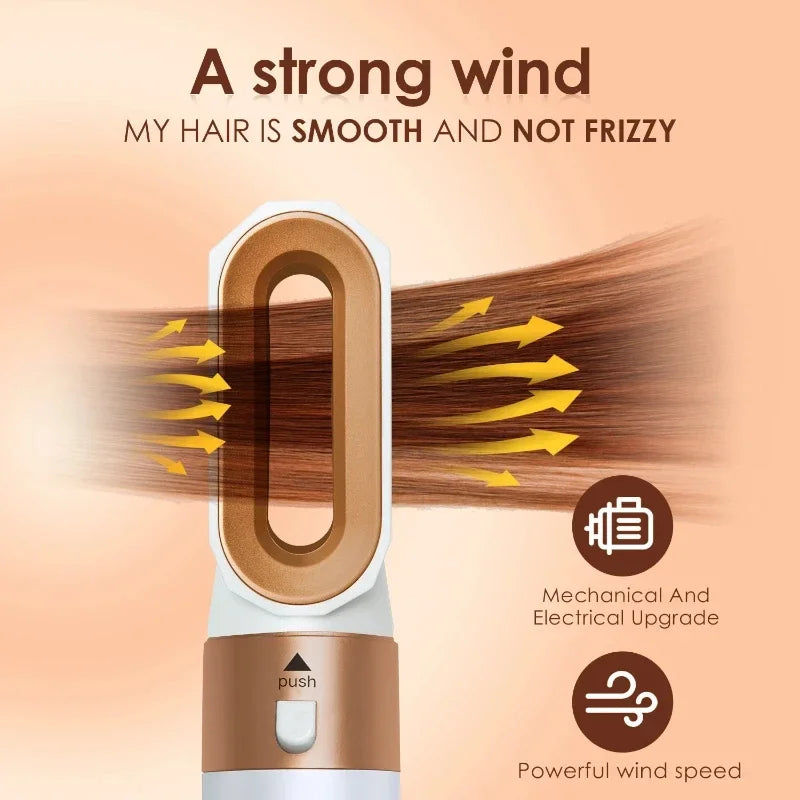 5 em 1 secador de cabelo conjunto pente quente profissional curling ferro alisador de cabelo ferramenta estilo para dyson airwrap secador de cabelo doméstico