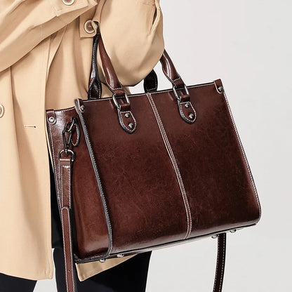 Sac à bandoulière pour femme – Cuir véritable | Mode & Fonctionnalité