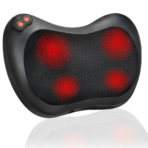 Electric Neck & Waist Massager Pillow – For Neck, Waist & Back