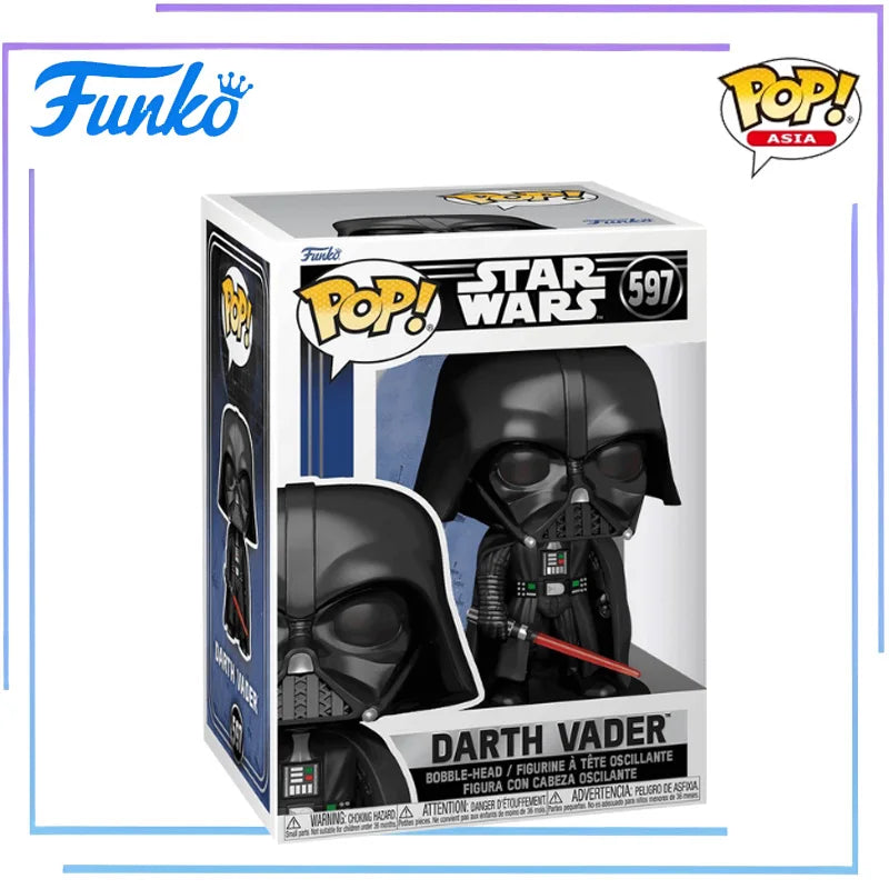 Genuine Edition FUNKO POP Star Wars New Classic Collection-Darth Vader Anime Action Figure Ornament Model Toys Collectible Model