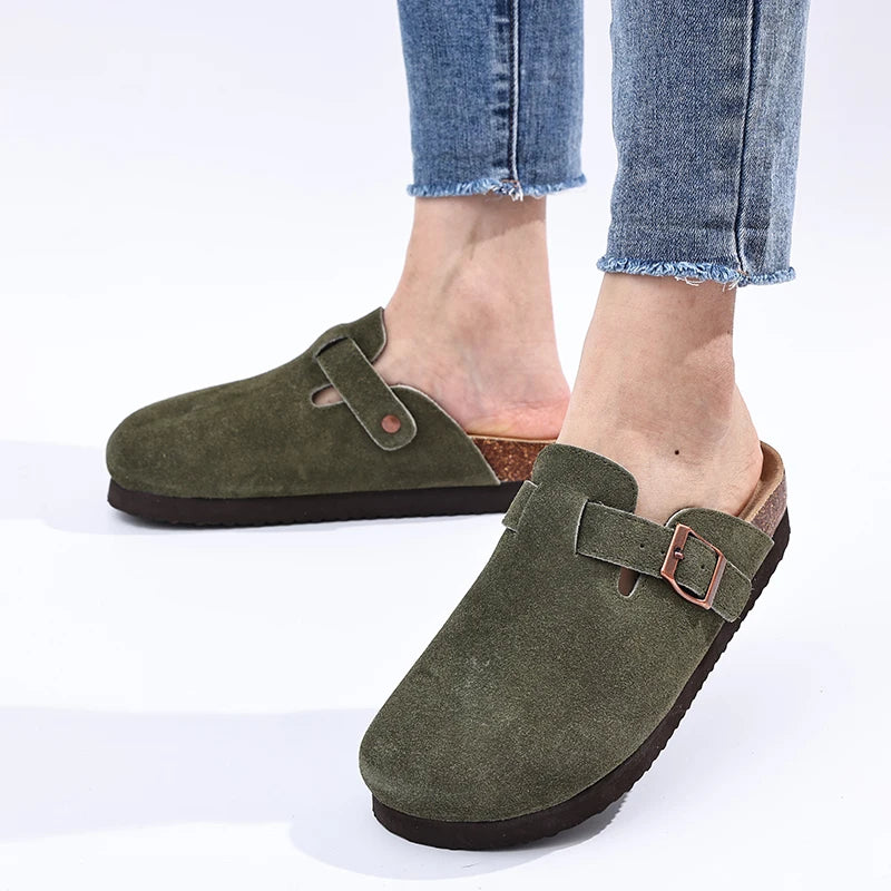Clogs - unisex suede platform klompen - casual stijl en uitzonderlijk comfort voor je voeten