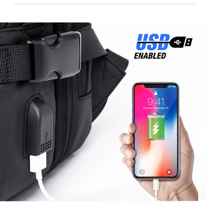 Zaino da viaggio impermeabile espandibile – Adatto 17.3" Laptop – Grande capacità per viaggi e affari &  Outdoor - Unisex