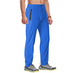 Pantalones de tacor de miami hombres rápido seco recto corriendo pantalones de senderismo elástico yoga fitness ejercicio de chándal joggers