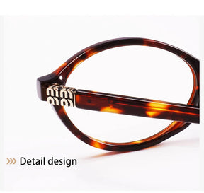 Glasses -Minimalist Oval Frame Glasses – Blue Light & Custom Prescription