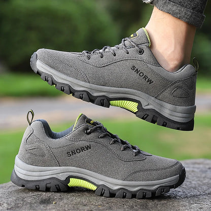 Botas de caminhada masculinas – antiderrapantes prontas para uso ao ar livre