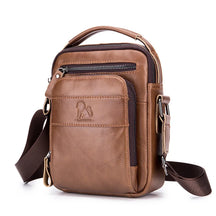 Sac bandoulière rétro en cuir pour homme – Cuir de vachette de qualité supérieure, style intemporel & Fonctionnalités quotidiennes
