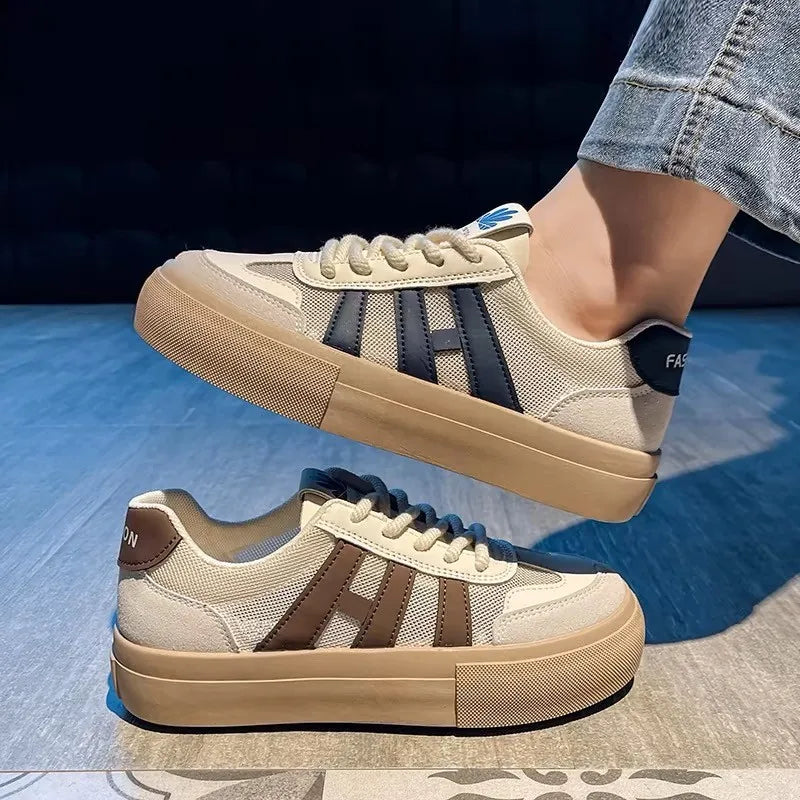 Sneakers – alsidige sportssko til kvinder & Afslappet sko med åndbart mesh og chunky sål