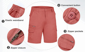 Diseño de Miami: pantalones cortos de carga TAC 97% de algodón múltiples Fit Multi-Pockets al aire libre