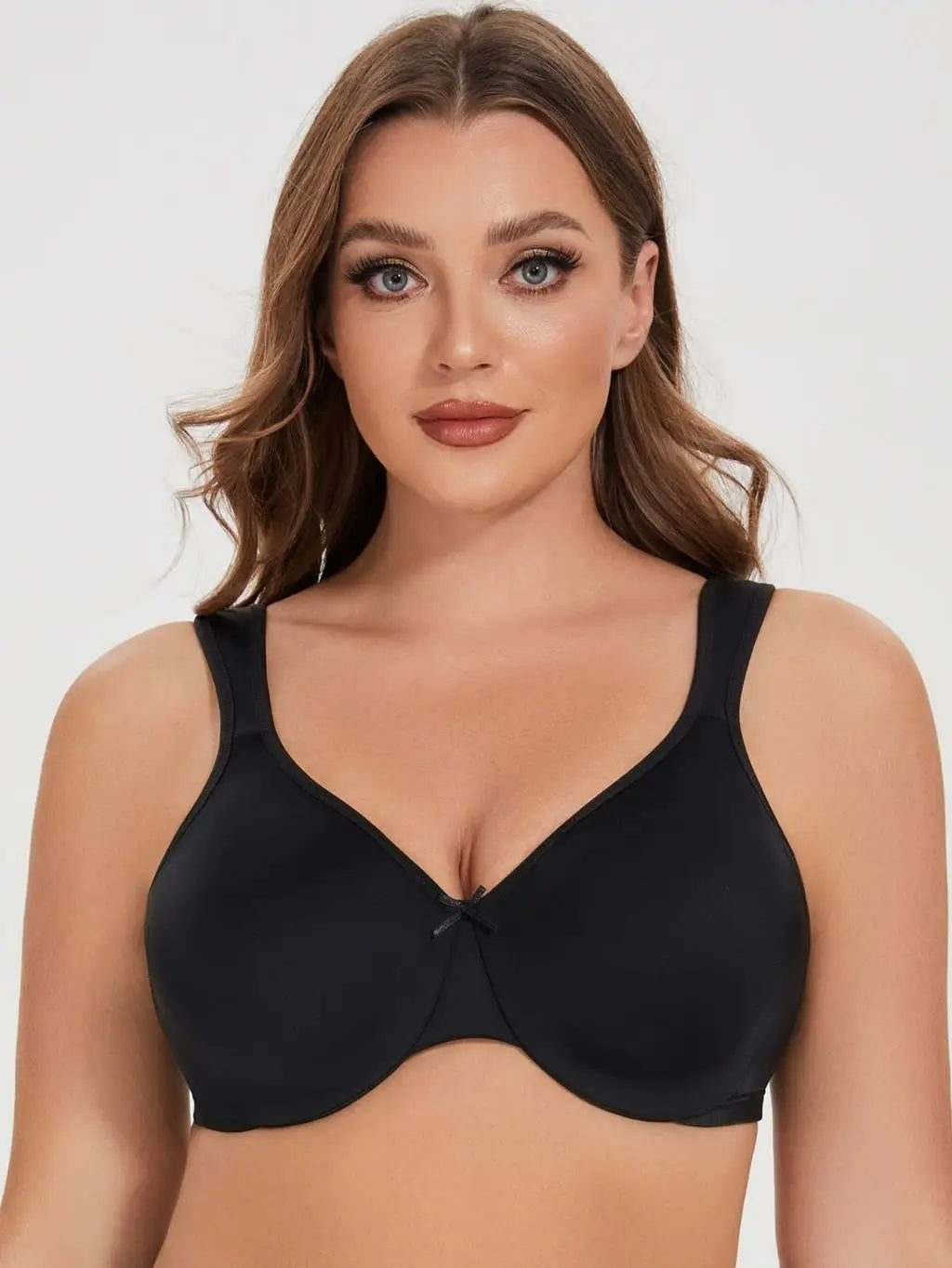 Seamless Unlined Minimizer Bra – Comfortable Plus Size Support with Underwire