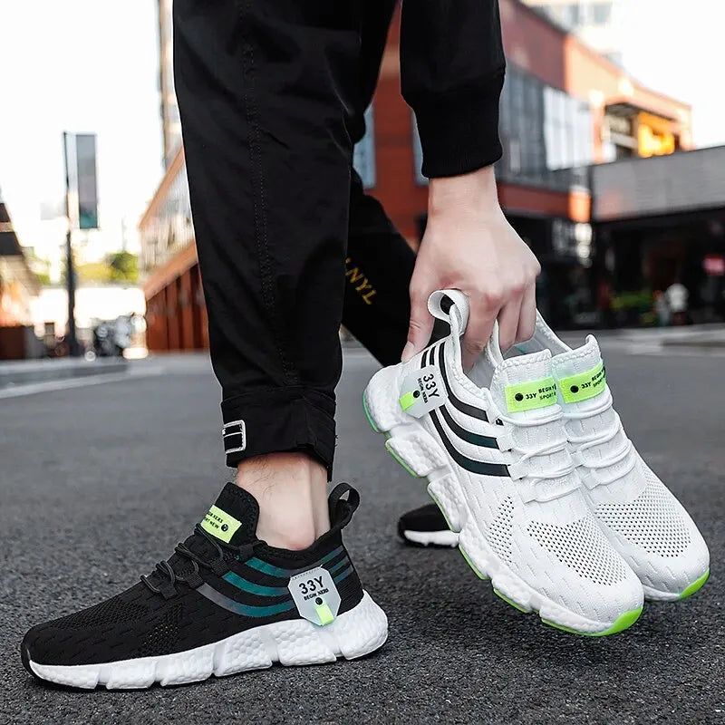 Unisex letvægts løbesneakers i mesh – åndbare & Sporty