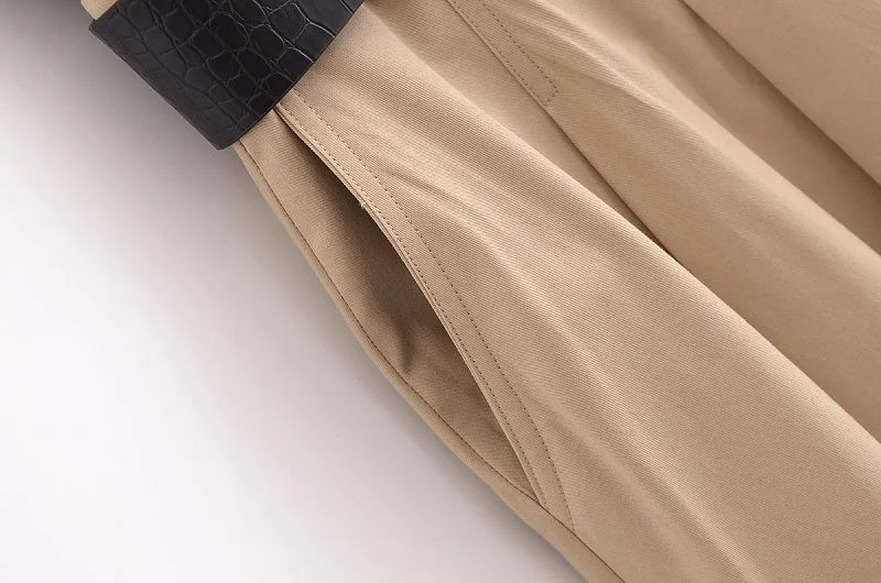 Women’s Pleated Midi Dress – Belted, Sleeveless Summer & Autumn Party Sundress
