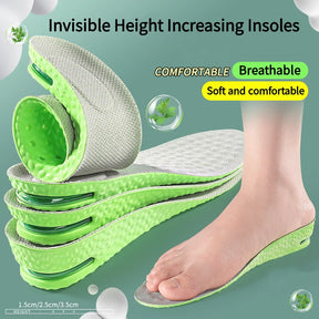 Air Cushion Insoles for Height, Shock Absorption & Odor Control