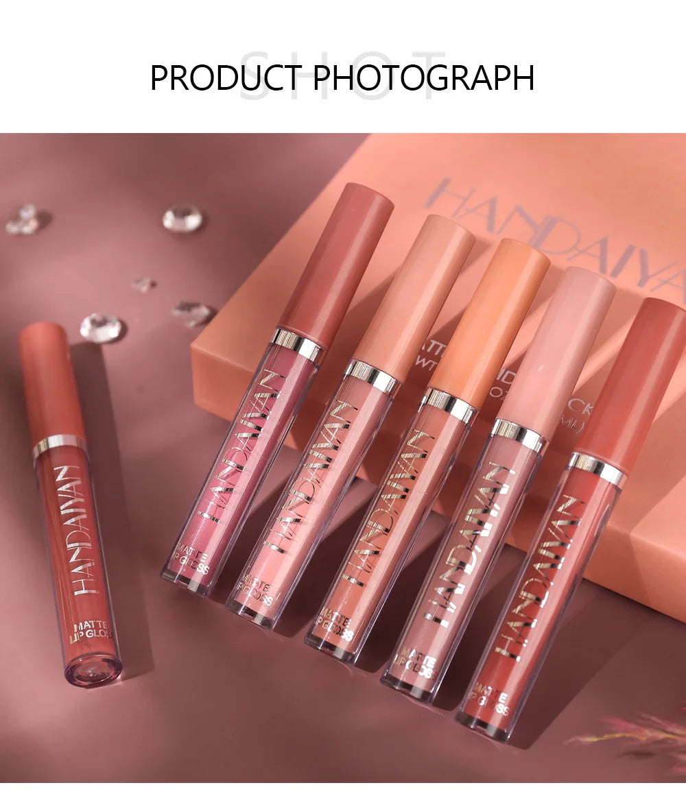 6 PCS Korean Lipstick Set – The Famous Korean Makeup | Long-Lasting, Waterproof & Matte -Original product- Free Shipping to Europe