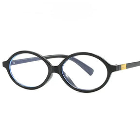 Oval Vintage Opticla Reading Glasses Women Small Size Anti Blue Light Computer Eyeglass Retro Prescription Spectacels