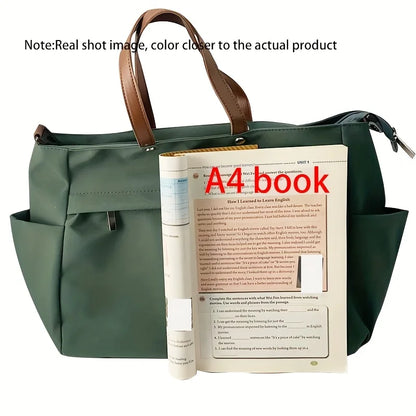 Stylish Nylon Women Tote Bag - Ultra-Light, Extra-Spacious — The Tote Bag That Follows Your Routine Without Weighing You Down