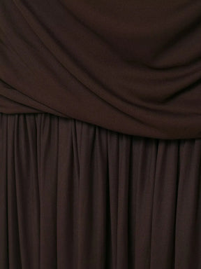 Gauze Wrinkle Splicing Long Dresses for Women Summer Backless Sexy Dress New Fashion Female Elegant Party Dresses