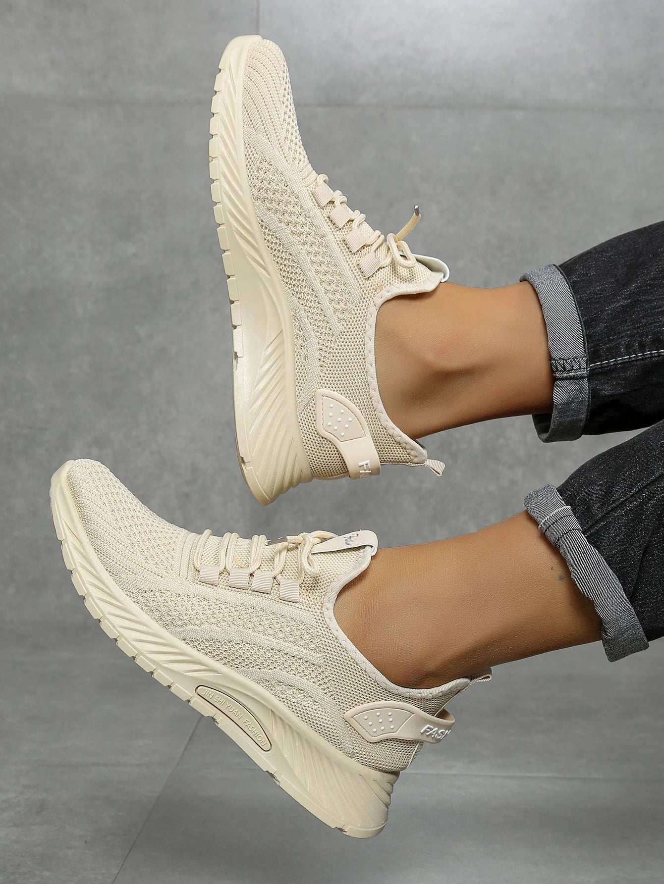 Women’s Casual Sneakers – Lightweight Fly-Weaving Fashion Shoes