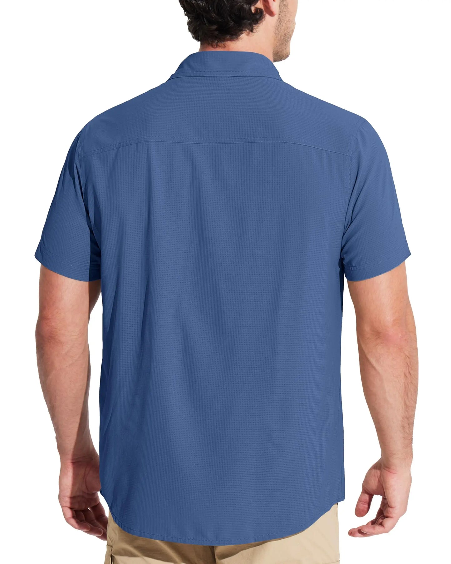 MIAMI TAC - Camicia da uomo ad asciugatura rapida - UPF 50+ & Rete traspirante - Escursionismo, pesca, campeggio, lavoro o casual