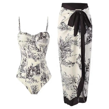 Nuevo set de bikini de empuje: estampado floral, volante, trajes de baño brasileños de tiras