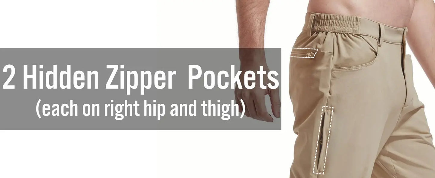 MIAMI TAC - Pantalon de randonnée à séchage rapide pour hommes – Léger, extensible & Imperméable