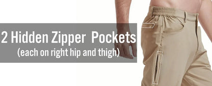 MIAMI TAC - Pantalon de randonnée à séchage rapide pour hommes – Léger, extensible & Imperméable