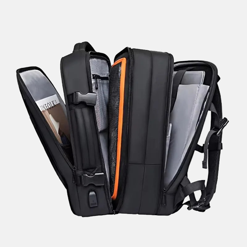 Zaino da viaggio impermeabile espandibile – Adatto 17.3" Laptop – Grande capacità per viaggi e affari &  Outdoor - Unisex