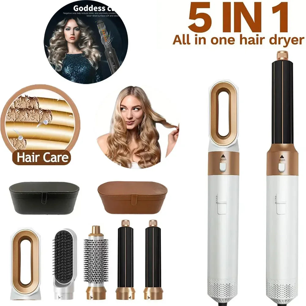 5 in 1 asciugacapelli set di pettine calde set professionale arricciacapelli di styling piazza per capelli per asciugacapelli Dyson Airwrap Hashold