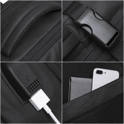 Zaino da viaggio impermeabile espandibile – Adatto 17.3" Laptop – Grande capacità per viaggi e affari &  Outdoor - Unisex