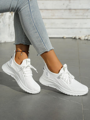 Women’s Casual Sneakers – Lightweight Fly-Weaving Fashion Shoes
