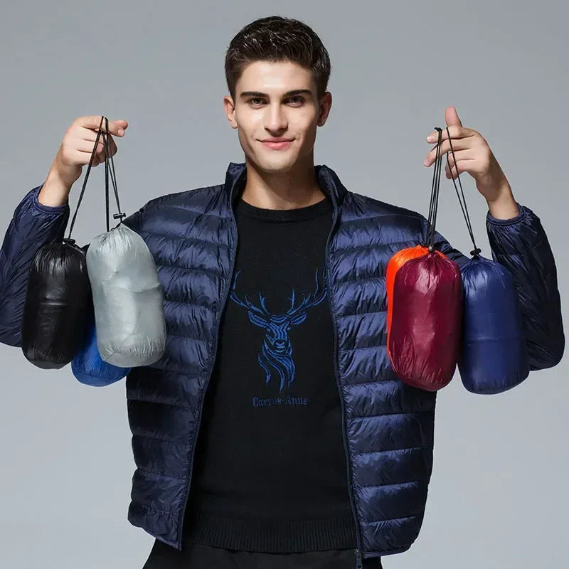 Chaqueta de pato liviano para hombres - otoño/invierno esencial