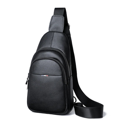 Borsa a tracolla - Borsa a tracolla da uomo in vera pelle al 100% – Casual & Elegante