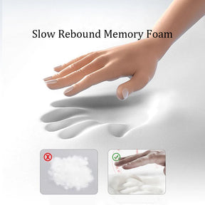 Cuscino ergonomico in memory foam per tutte le posizioni del sonno, supporto multi-zona, sonno profondo, sollievo dal dolore al collo