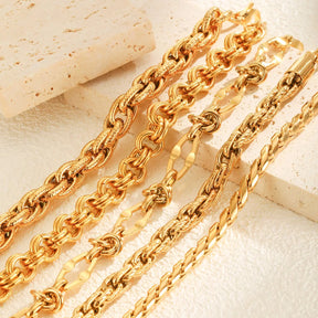 Elegant Gold Stainless Steel Bracelet – Durable, Hypoallergenic & Timeless Style