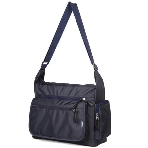 Unisex waterdichte crossbody schoudertas – lichtgewicht nylon messengertas voor op kantoor & reizen