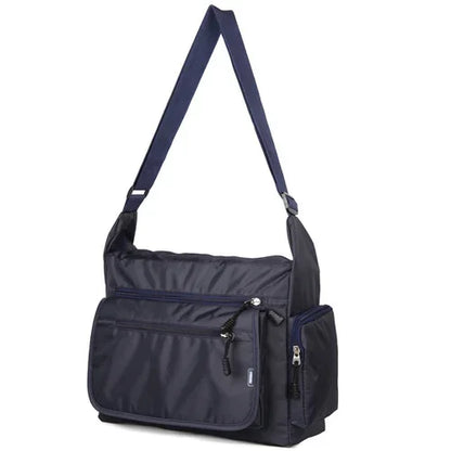 Unisex waterdichte crossbody schoudertas – lichtgewicht nylon messengertas voor op kantoor & reizen