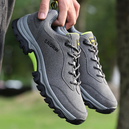 Botas de caminhada masculinas – antiderrapantes prontas para uso ao ar livre