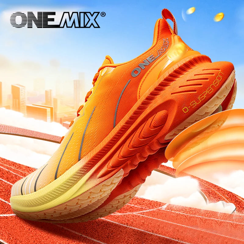Sneakers acolchadas para corredores pesados-Unisex no listos para el aire libre y sin deslizamiento al aire libre
